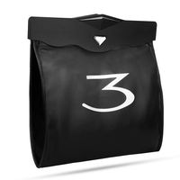 BASENOR Tesla Model 3 Trash Can PU Leather Garbage Bin