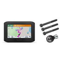 Garmin Zumo 396 LMT-S, Motorcycle GPS with RAM-B-367U Motorcycle Handlebar Clamp Mount 010-02019-00