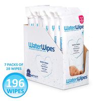 WaterWipes Sensitive Baby Wipes, 28 Count (Pack of 7)