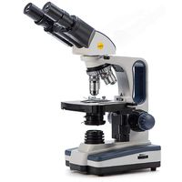 Swift SW350B 40X-2500X Magnification, Siedentopf Binocular Head, Research-Grade Compound Lab Microscope with Wide-Field 10X and 25X Eyepieces, Mechanical Stage, Abbe Condenser
