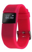 Activity Tracker Smart Band Fitness Pedometer and Sleep Monitor (hot pink, Traditional Buckle)