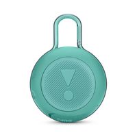 JBL JBLCLIP3TEAL Clip 3 Portable Waterproof Wireless Bluetooth Speaker - Teal, 6.5 X 4.3 X 2
