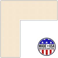 17x25 Magnolia / Alabaster Custom Mat for Picture Frame with 13x21 opening size (Mat Only, Frame NOT Included)
