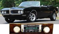 1968 Firebird with Burlwood Trim USA-630 II High Power 300 watt AM FM Car Stereo/Radio with iPod Docking Cable