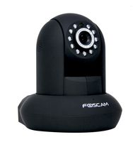 Foscam FI9821E POE Power Over Ethernet Megapixel HD 1280 x 720p H.264 Wired Pan/Tilt IP Camera with IR-Cut Filter - 26ft Night Vision and 2.8mm Lens (70° Viewing Angle) - Black