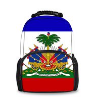Casual Stylish Backpack for Men Women Teens Kids Bookbag, College High School Business Daypack Outdoor Travel Bag (Haiti Flag)