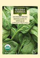 Seeds of Change S21660 Certified Organic Renegade F-1 Spinach