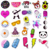 50 Pcs Waterproof Cute Vinyl Stickers Pack for Water Bottle Laptop for Teen
