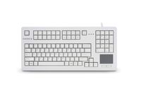 CHERRY G80 Compact TouchBoard, PS/2, Light Gray - 104 Key