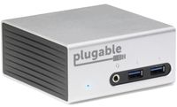 Plugable Universal USB 3.0 Docking Station with Dual Video Outputs and 4K Support for Windows 10, 8.1, 7 (HDMI & DVI/VGA, Gigabit Ethernet, Audio, 4 USB 3.0 Ports, VESA Mount Aluminum Mini)