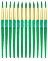 Royal Brush Big Kids Choice Paint Brush, Round, Size 8, Pack of 12 - 1300673