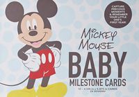 Disney Baby Boys Character Milestone Cards Gift Set, Mickey Mouse, Size