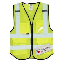 Salzmann 3M Multi Pocket Safety Vest, Highly Breathable Mesh Vest Meets ANSI/ISEA107