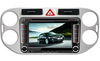 7 Inch Touch Screen Car GPS Navigation for VW Tiguan 2013-2016 Stereo DVD Player Video Radio Audio Bluetooth Steering Wheel Control AUX IN+Free Rear View Camera+Free GPS Map of USA