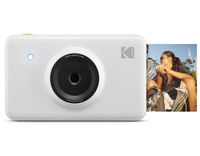 KODAK Mini Shot Wireless Instant Digital Camera & Social Media Portable Photo Printer, LCD Display, Premium Quality Full Color Prints, Compatible w/iOS & Android (White)