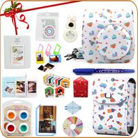 LuckyStar 20 in 1 Accessories Bundles for Fujifilm Instax Mini 8 8+ 9 Instant Camera (Milepost)