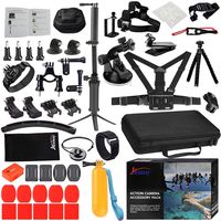 Husiway Accessories Kit for Gopro Hero 8 7 6 5 Black Osmo Action Akaso Campark Dragon Sports Cameras 13M