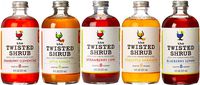 The Twisted Shrub | 5-Flavor Variety Pack | Apple Cider Vinegar Drink Mixers for Healthier Sodas & Cocktails | 8oz bottles