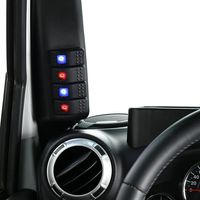 u-Box Jeep Wrangler JK Left Side A-Pillar 4-Switch Pod (Jeep Wrangler JK 2011-2018)
