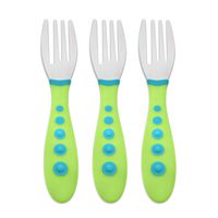 Gerber Graduates Kiddy Forks, Neutral Colors, 3pk (Color May Vary)