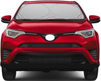 Windshield Sun Shade Premium-210T-Fabric Sizechart Images 2-4 for Car SUV Trucks Minivan Auto Sunshades Keeps Your Vehicle Cool Heat Shield Sunshade