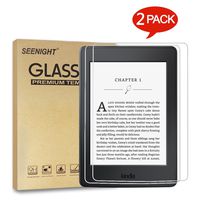 [2-Pack] Tempered Glass Screen Protector for Kindle E-Reader 6-inch 2016 (8th Gen), Amazon Kindle Paperwhite 1 2 3 (2012 2013 2014 2015 Release) and Amazon Kindle Touch,9 Hardness,HD Anti-Scratch