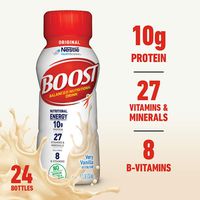 Boost Original Complete Nutritional Drink, Very Vanilla, 8 Fl Oz Bottle, 24 Count (Packaging May Vary)