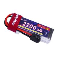 FCONEGY 3S 2200mAh 11.1V 40C Lipo Battery Pack With XT60 Plug for FPV/Quadcopter/Drone/RC Airplane/Helicopter