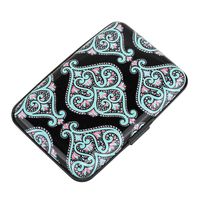 Elfish Mini RFID Aluminum Wallet Credit Cards Holder Metal ID Case for Men Women (Color 14)