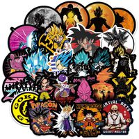 100 PCS Dragon Ball Z Stickers, Waterproof Anime Stickers for Water Bottles Removable Vinyl Cool Stickers Decals for Car Laptop Luggage MacBook Skateboard Stickers