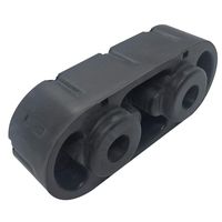 Exhaust Muffler Hanger Insulator Mount Holder Pipe Spacer Rubber Auto Parts Reduces Vibration Black
