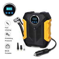 Digital Air Compressor for Car Auto Pump Portable Tire Inflator with LED Light DC 12V