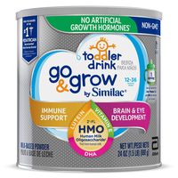 Go & Grow by Similac Toddler Drink with 2'-FL HMO for Immune Support, Non-GMO, Powder, 24 oz