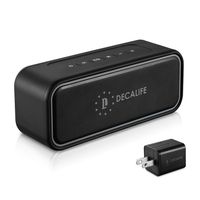DECALIFE ST-2 Ultra IPX7 Waterproof Bluetooth Speaker Room Filling Bass 40W Loud and Good Hi-Fi Epic Sound Portable for Shower, Bathroom, Kitchen, Pools, kayak, Toys, Boating, Beach-Audiophiles Level