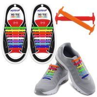 HOMAR No Tie Shoelaces for Kids and Adults - Best in Sports Fan Shoelaces - Stretch Silicone Elastic No Tie Shoe Laces with Multicolor for Sneaker Boots Board Shoes and Casual Shoes