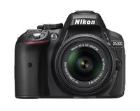 Nikon D5300 24.1MP DX-Format Digital SLR Camera with AF-S DX NIKKOR 18-55mm f/3.5-5.6G VR II Lens, Black - Bundle with Slinger 100 Holster Bag, 16GB Class 10 SDHC Card, Spare EN-EL 14 Battery