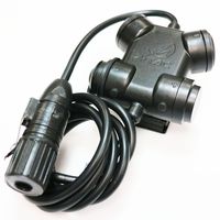 Airsoft Toy Z-Tactical SC Type Headset Cable & PTT for Kenwood 2 Pin Radio