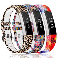 ZEROFIRE Band Compatible with Fitbit Alta and Alta HR Replacement Wristband Adjustable Silicone Sports Watch Band Colorful Printing Straps, Standard Size for 5.5"-8.1" Wrists, No Tracker