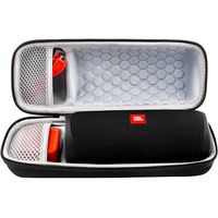 Case for JBL FLIP 5 Waterproof Portable Bluetooth Speaker and Accessories, Storage Box Fits USB Cable and Adapter (Speaker and Accessories Not Includes)