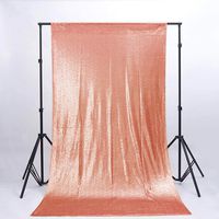 ShinyBeauty Sequin Photo Backdrop Sparkly Curtains 20FTx10FT Blush 2 Panels Set Sequins Fabric Background Kids Mardi Gras Backdrop -0327S (240x120-Inch 2Pack, Blush)