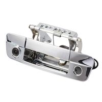 EWAY Chrome Tailgate Handle Backup Reserve Camera for 2009 2010 2011 2012 2013 2014 2015 Dodge Ram 1500 2500 3500 Reversing Vehicle Safety Waterproof Rear View Night Vision Backing Replacement Cameras