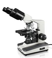 Parco Scientific RCM-608-L Binocular Compound Microscope, 10x WF Eyepiece, 40x-1000x Magnification, LED Koehler Illumination, Coaxial Coarse & Fine Focus, Mechanical Stage, 1.25 NA Abbe Condenser
