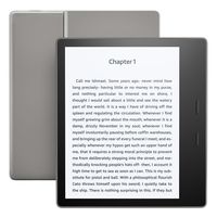 Kindle Oasis E-reader (Previous Generation - 9th) - Graphite, 7" High-Resolution Display (300 ppi), Waterproof, Built-In Audible, 32 GB, Wi-Fi  (Closeout)