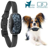 GoodBoy Small Rechargeable Dog Bark Collar for Tiny to Medium Dogs Weatherproof and Vibrating Anti Bark Training Device That is Smallest & Most Safe On Amazon - No Shock No Spiky Prongs! (6+ lbs)