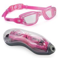 aegend Swim Goggles, Swimming Goggles No Leaking Anti Fog UV Protection Triathlon Swim Goggles with Free Protection Case for Adult Men Women Youth Kids Child, Multiple Choice