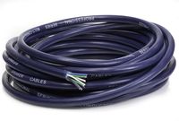 VOODOO 18 AWG Gauge 9 Conductor Speed Blue Wire Speaker Trailer Copper Stranded (25 FT)