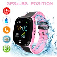 Kids Smartwatch with GPS Tracker, Kids Smart Watch Phone Waterproof Sports Watch 1.44'' HD Touch Screen Anti-Lost SOS Call Phone with Alarm Clock Camera Game Boys Girls Christmas Birthday Gift(Pink)