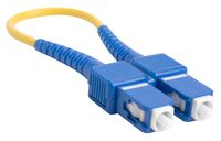 Amphenol FO-9LPBSC0000-001 SC Connector Loopback Cable, Single Mode, 9/125 (OS1), Yellow