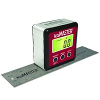 Calculated Industries 7534 AccuMASTER 2-in-1 Magnetic Digital Level and Angle Finder | Inclinometer | Bevel Gauge, Latest MEMs Technology, IP54 Dust and Water Resistant | Bonus 6" Precision Ruler
