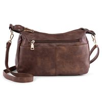 Katloo Shoulder Purse Women PU Leather Crossbody Bag Handbag for Cell Phones Wallet Cosmetics (Coffee)